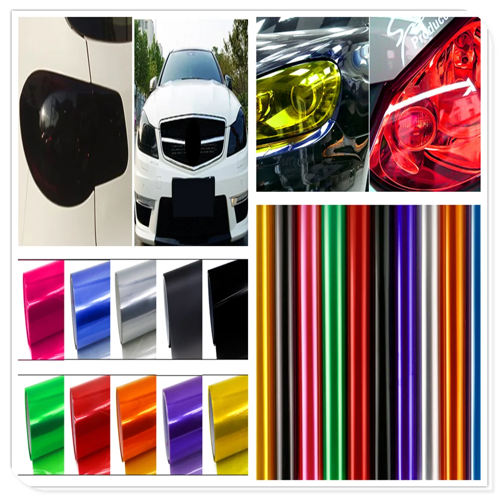 30x100 см Автомобильная фара лампа Декор виниловая пленка стикер наклейка для Ford C MAX