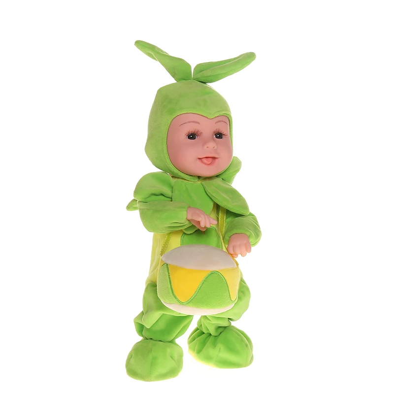 Электрические плюшевые набивные игрушки овощи и фрукты электронные ходячие