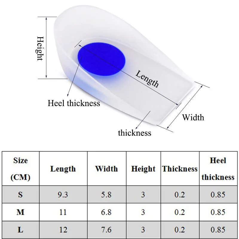 1 пара ортопедические силиконовые стельки увеличивающие рост|Стельки| |