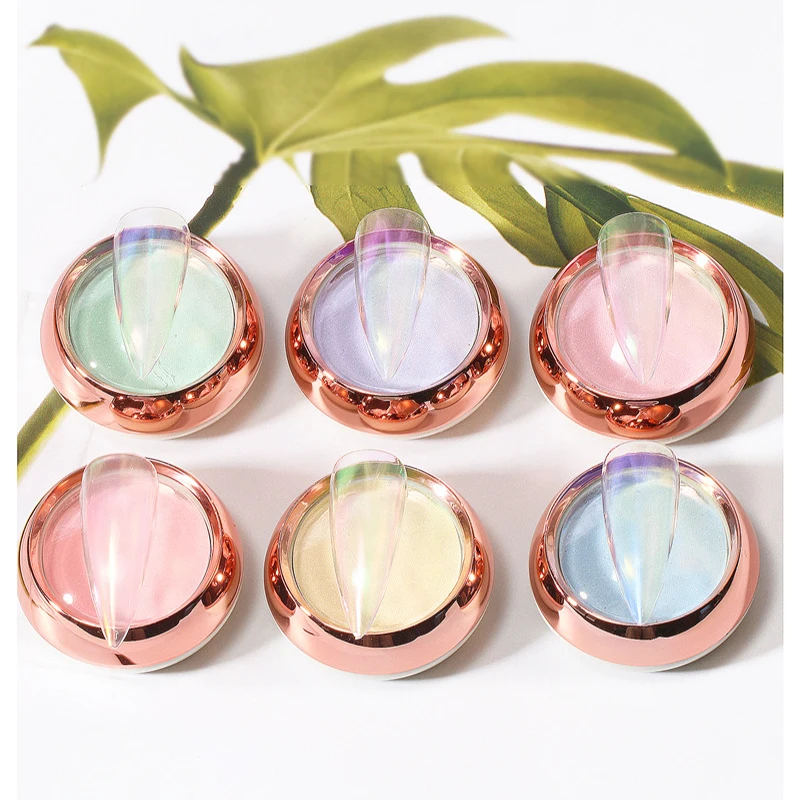 1 коробка Волшебная блестящая пудра для ногтей Аврора голографический мерцающий