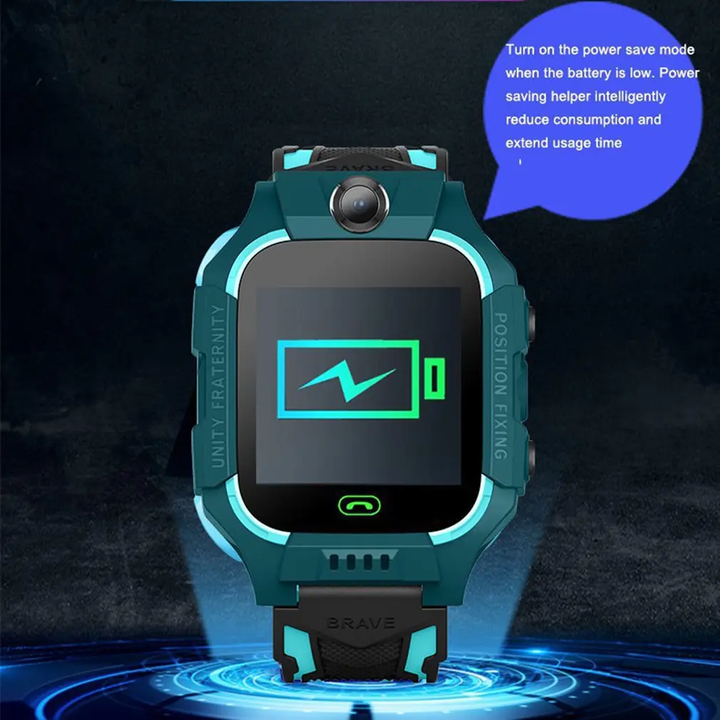 smart watch q19 kids childrens phone for girls boys with gps locator pedometerfitness tracker touch camera antilost alarm clock free global shipping
