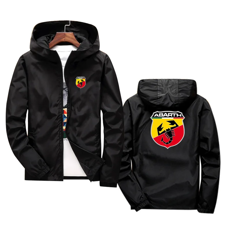 

Новинка 2020, мужские толстовки с капюшоном с логотипом Abarth, повседневные свитшоты в стиле хип-хоп Harajuku с длинным рукавом и капюшоном, мужская ...