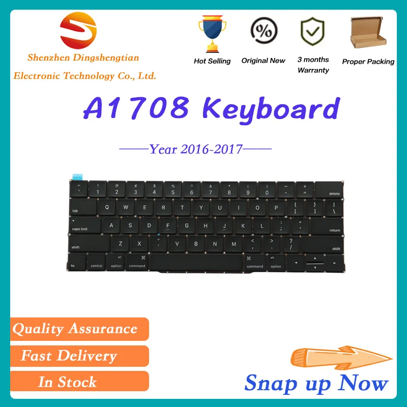 New Laptop A1708 Keyboard US UK RU For MacBook Pro Retina 13.3&quot 2016 2017 Year | Компьютеры и офис