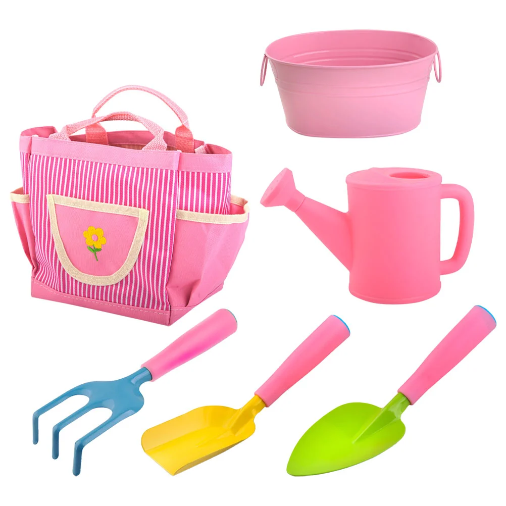

1 Набор садовых мини-лопастей, мини-грабли, лейка, детские инструменты для посадки