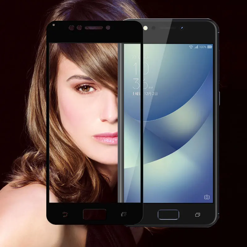 Закаленное стекло с полным покрытием для Asus X00 ED X00ED X00EDA Защитное ASUS Zenfone 4 Max ZC520KL
