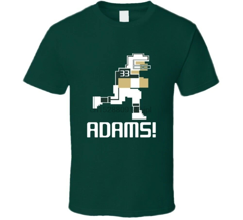 Jamal Adams #33 Tecmo Bowl Нью-Йорк J Футбол Athlete Fan футболка | Мужская одежда