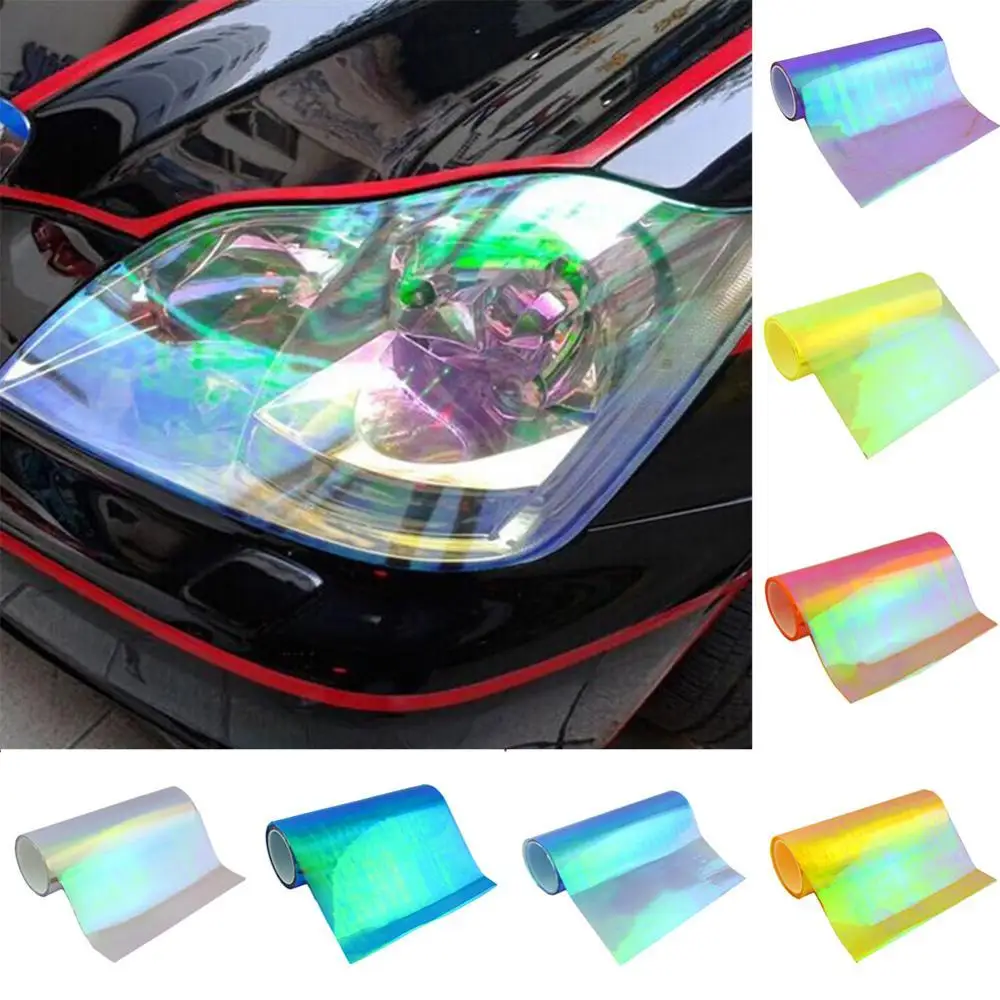 

Universal Multifunction Stylish Car Vehicle Headlight Tail Lamp Fog Light Tint Film Sticker Decoration Car Accessories