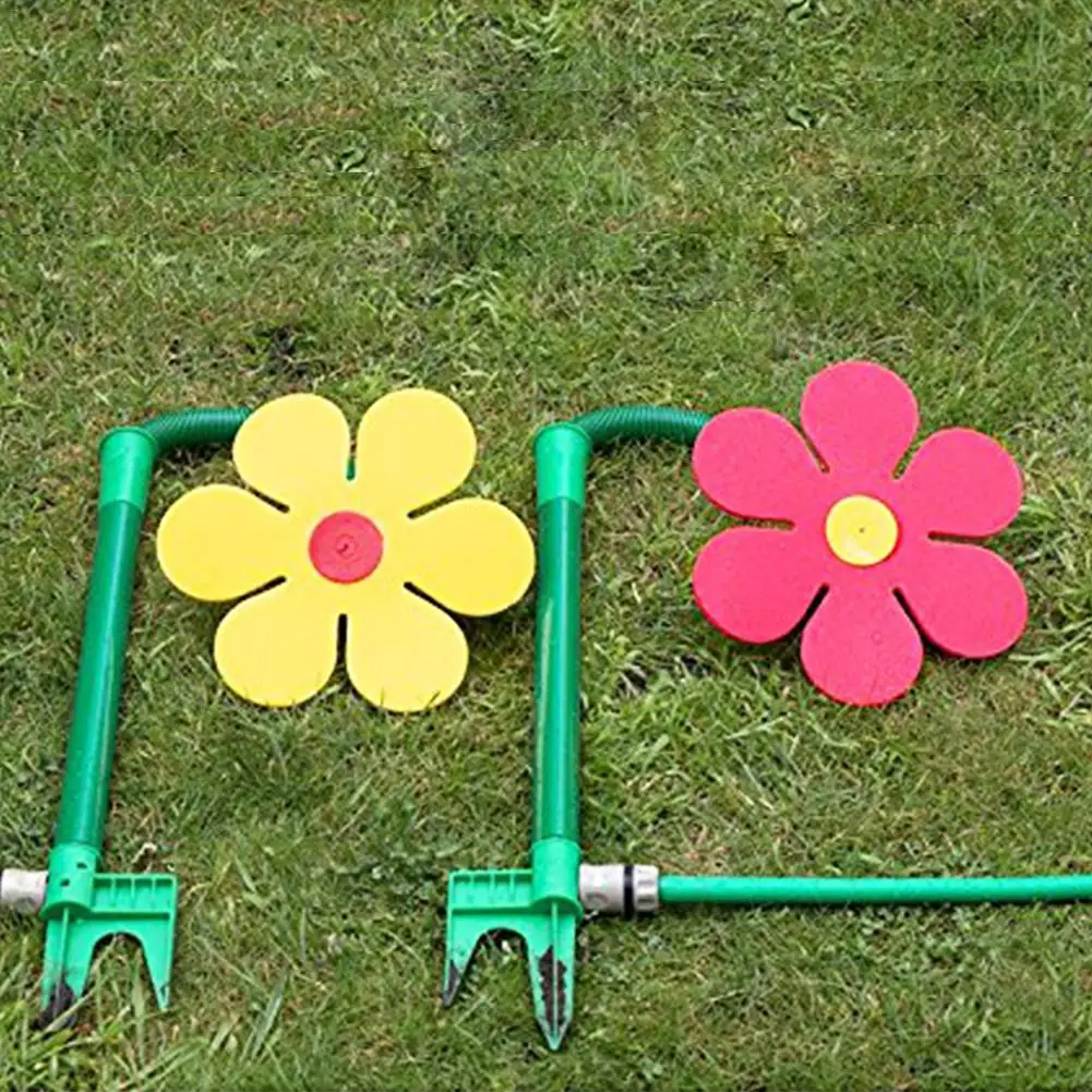 

С рисунком "Подсолнух" водного опрыскивателя садовый инструмент для полива для приготовления пищи на воздухе в виде цветка и растения травы...