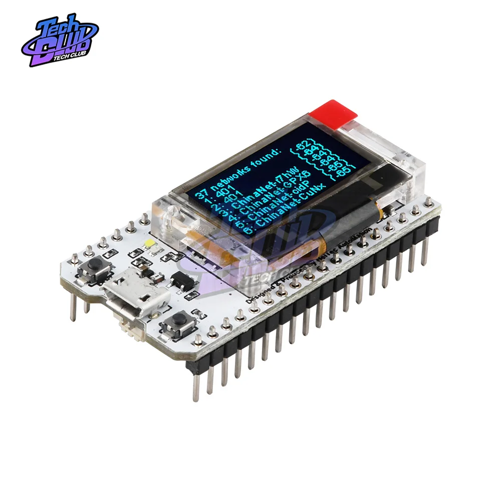 0 96 дюймовый ESP32 Bluetooth WiFi OLED синий дисплей модуль CP2102 32M Flash 3 V 7V интернет разработка