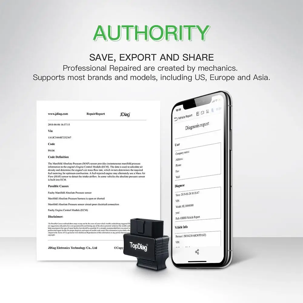

Bluetooth for Android Faslink M2 Diagnostic OBD2 Scanner Detector OBD2 Diagnostic Tool for Adapter Code Reader for TopDiag