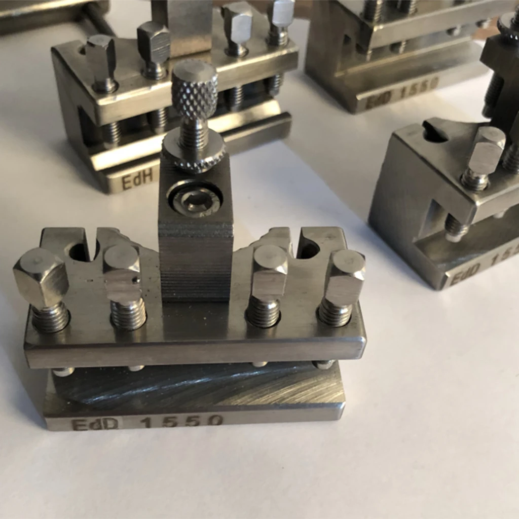 

Lathe Quick Change Tool WM210V&WM180V&0618 Tools Holder Post Rest for Swing Over Bed C2/3 SC/2 Set Table Stainless Steel