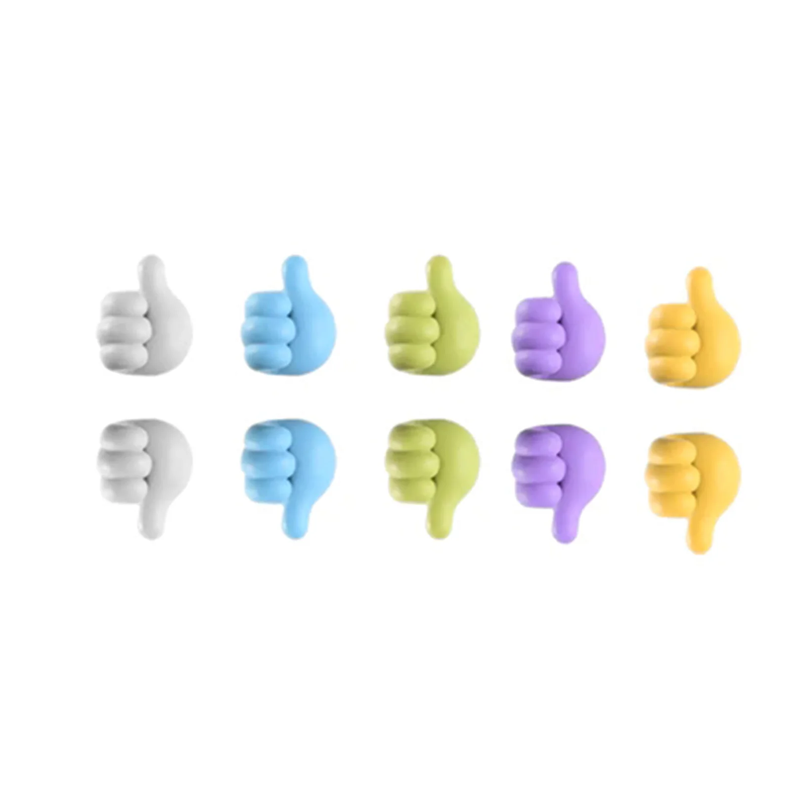 

Multifunctional Clip Holder 5/10pcs Thumb Shape Storage Rack For Keys Cable Storage Rack Cloth Household Car Supply Clip Holder