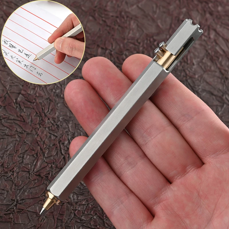 1pc Hexagonal Tactical Pen High Quality Stainless Steel Portable Multi-function Tool Glass Breaker Camping EDC Writing | Спорт и