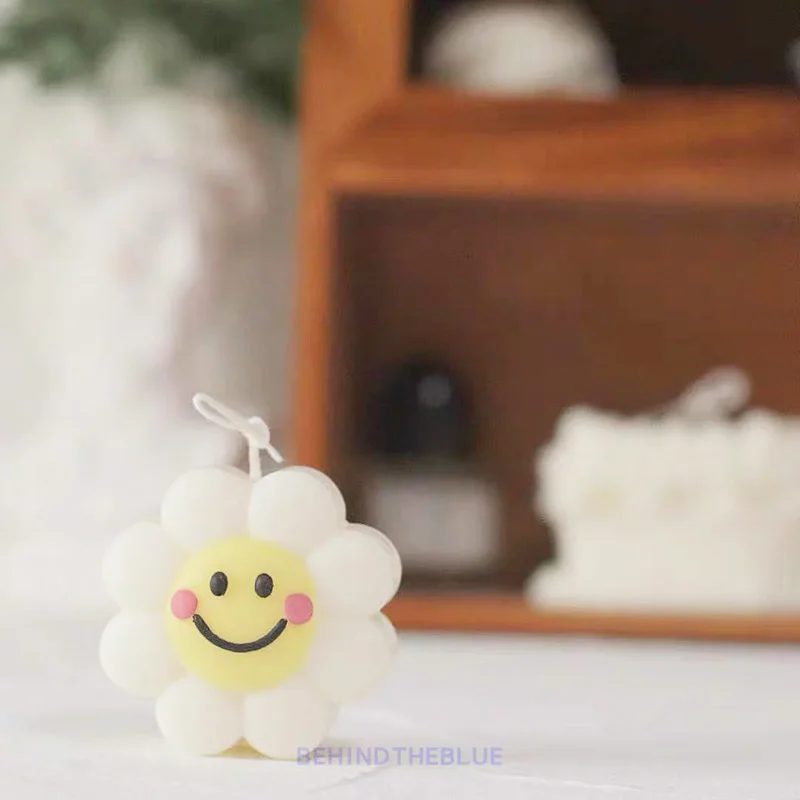 Силиконовая форма Smiley Подсолнух искусственное мыло свеча в Корейском стиле | Дом