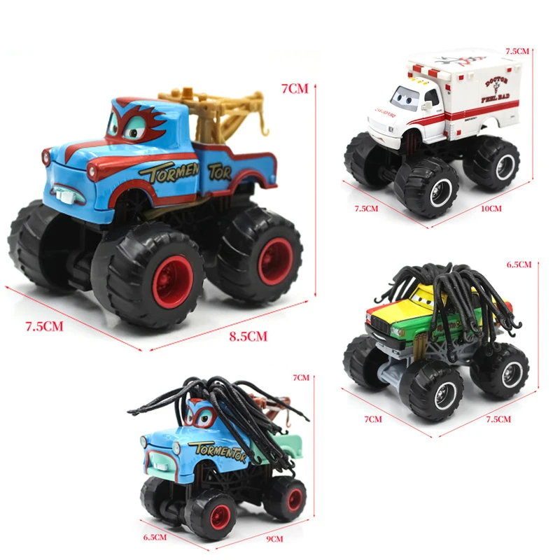 Трюковая машина с большой ногой литье под давлением Disney Pixar тачки 3 скиперы