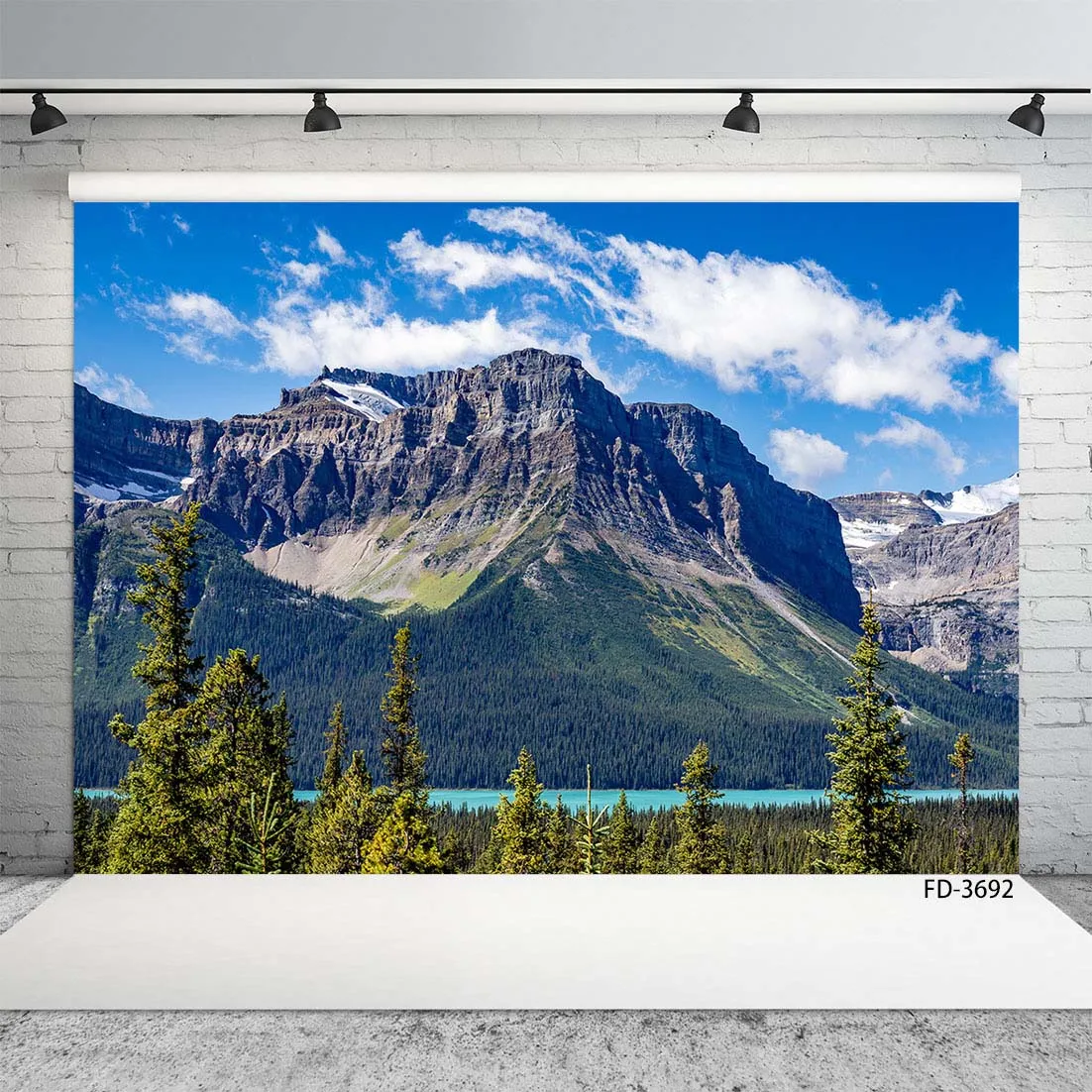 

Baby Child Wedding Photography Forest Snow Mountain Tree River Cloud Sky Beautiful Scenery Backdrop Photo Studio Background Prop