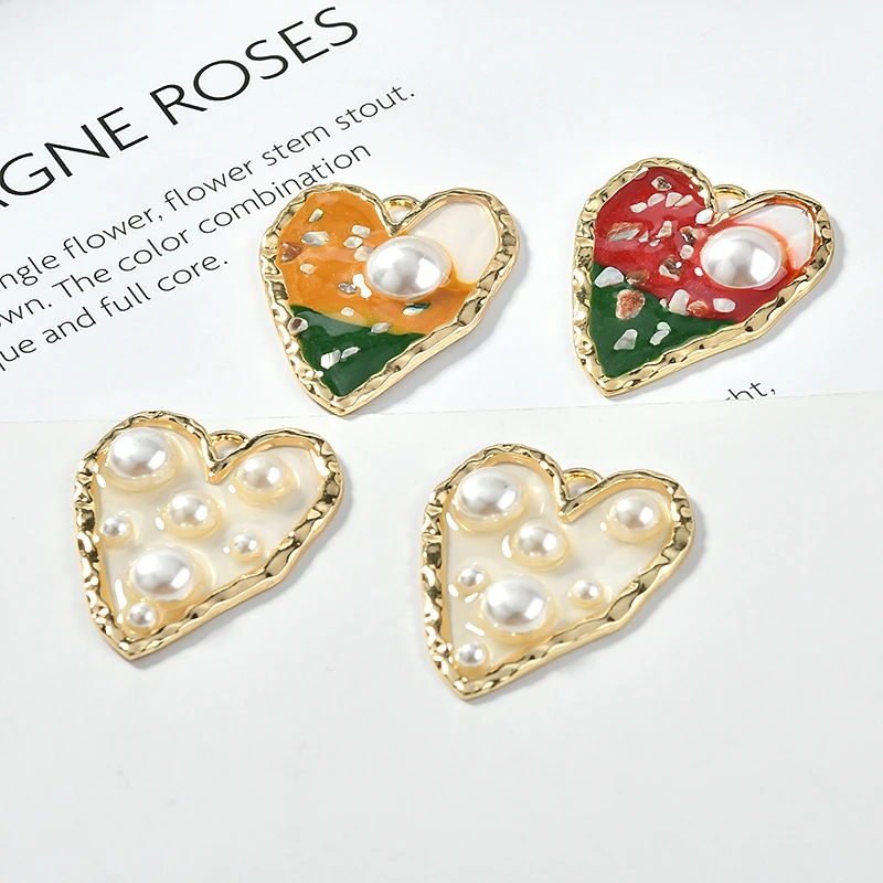 Персиковое сердце любовь жемчуг цвет моллюсков искусственное воздействие