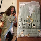 Новый комплект одежды для влюбленных из 2 предметов в японском стиле кимоно с милым принтом юката 2022 одежда для паровой пижамы мужской женский халат ночная рубашка 2022