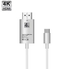 Кабель USB 3,1 C-HDMI 4K Type C HDMI Thunderbolt 3 адаптер для MacBook Samsung Galaxy S10S9 Huawei Xiaomi Type C к HDMI