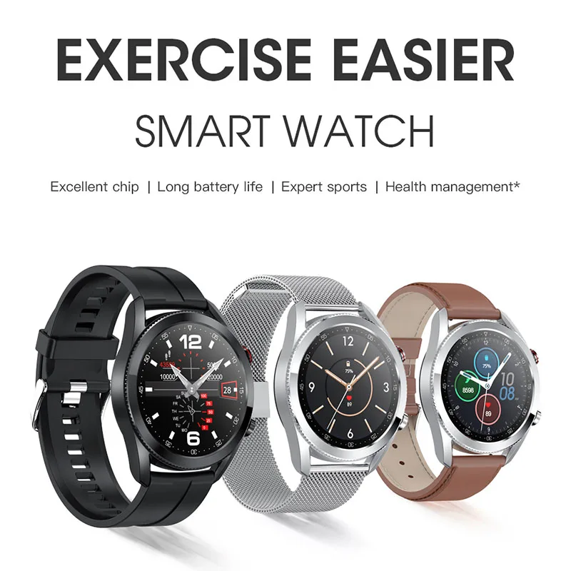 

L19 Men's Sports Smart Watch Ladies Fitness For Android IOS Apple Xiaomi Samsung Huawei Waterproof Bluetooth Music Smart Watch