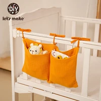 lets make organizer for baby crib hanging storage bag diaper nappy multi purpose holder pockets crib accessories bedding sets