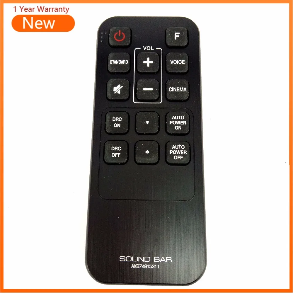 Оригинальный пульт дистанционного управления для звуковой панели LG AKB74815311 LAS160B