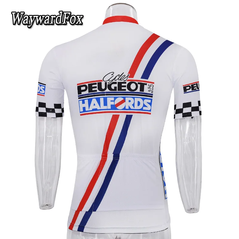 Классические мужские белые велосипедные Джерси pro team с коротким рукавом в стиле