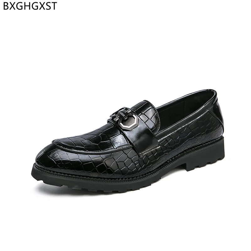 

Black Loafers Men Formal Shoes 2023 Coiffeur Office Shoes for Men Elegant Dress Shoes Men Chaussure Homme Mariage أحذية رجالية