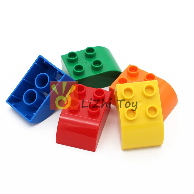 Большой строительный блок MOC DIY 4302 Кирпич 2x3 с изогнутым верхом большой размер
