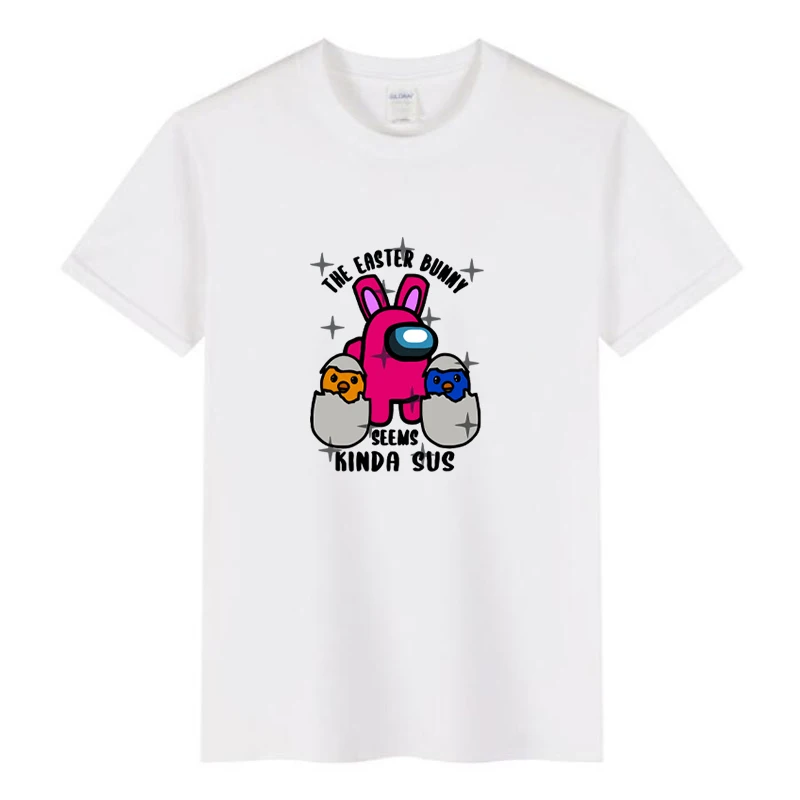 

Children's Clothing New Game Among Us TShirts Kids Summer Tops Boys Girls Kawaii Impostor Graphic Tees Fashion Cartoon Clothes