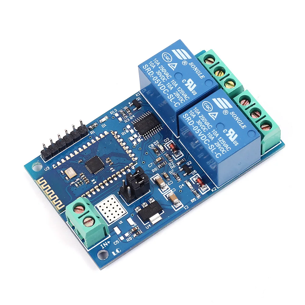 5V 2 Channel Bluetooth релейный модуль дистанционного управления IOT беспроводной модуль умный дом мобильное приложение дистанционное управление 5 в 12 В - Цвет: 5V 2 Channel