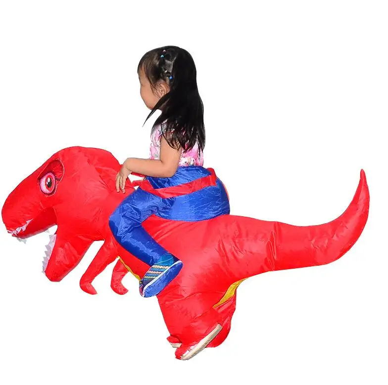 Костюм для езды надувной динозавр маскарадный костюм T Rex Детский на Хеллоуин