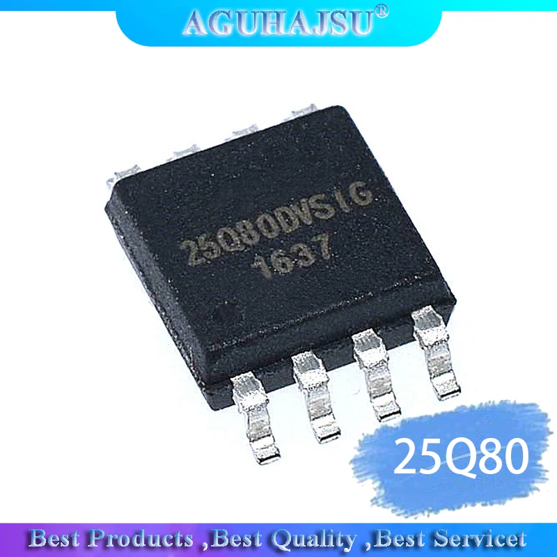 

10 шт./лот 25Q80 W25X80 W25Q80BVSIG SPI FLASH 8mbit 1MB flash wide-body original