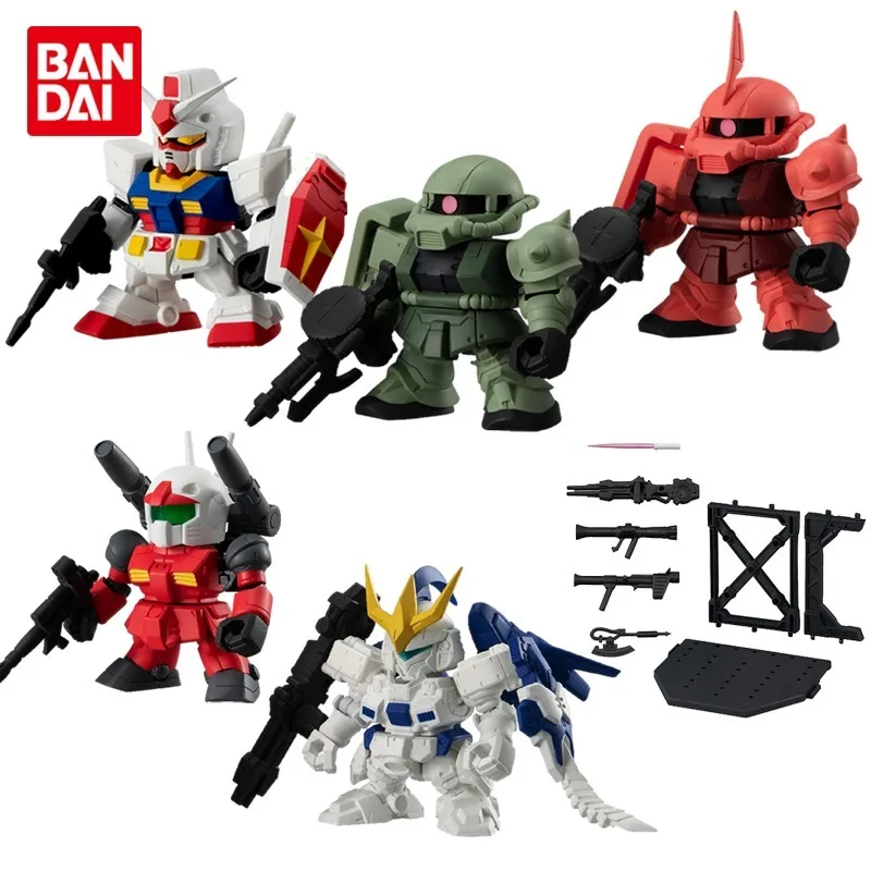 

Bandai натуральная игрушка гачапон костюм мобильного воина гундама Форте 12 ZAKU Украшение стола Куклы Фигурки