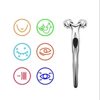 3d thin face roller y shape 360 rotate silver facial full chin body lift skin tightening wrinkle remover massage relaxation tool