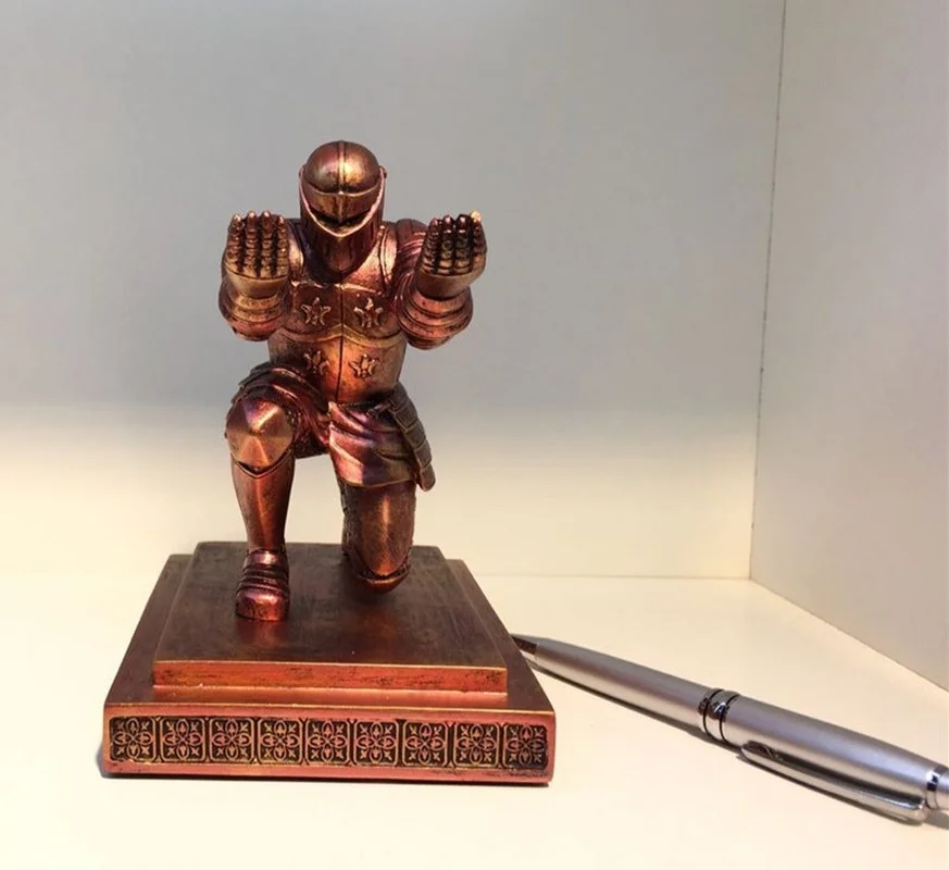 Творческое искусство ручка в стиле руководителя рыцаря искусственное украшение