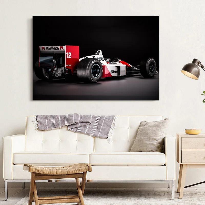 Mclaren Honda MP4 4 классическая формула 1 гоночные спортивные плакаты и репродукции, настенное искусство холст картины для декора гостиной