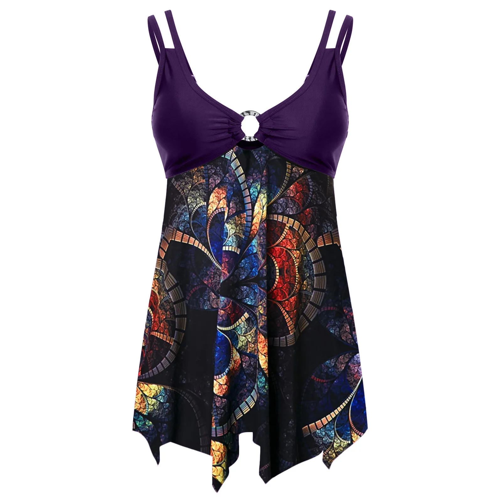 

Fashion Women Printed Bikini Push-Up Padded Swimwear Sexy One Piece Beachwear Deep-V Bathing Suits Beach Wear Swim Suit