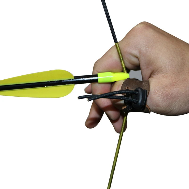 

3 Colours Durable Cowhide Thickening Archery Protective Gear Finger Protector Bow Arrow Shooting Equipment