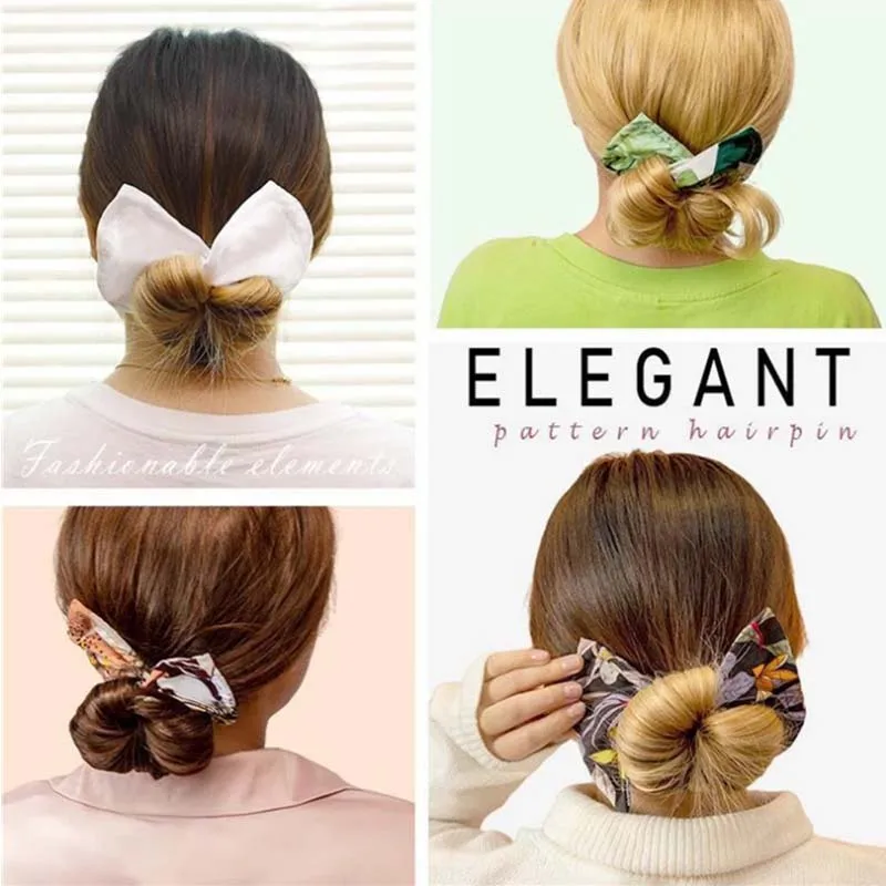 

Oaoleer 2021 New Fashion Summer Leisure Hairbands Hair Bands Knotted Wire Headband Print Hairpin Braider Maker Easy To Use