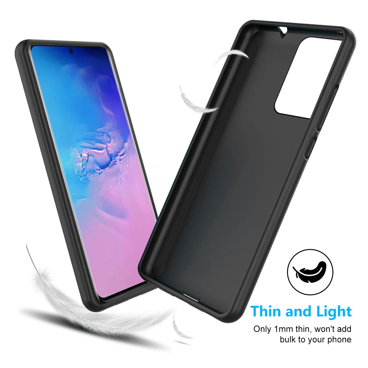 Чехол для Samsung Galaxy S20 Plus силиконовый мягкий ТПУ защитный бронированный