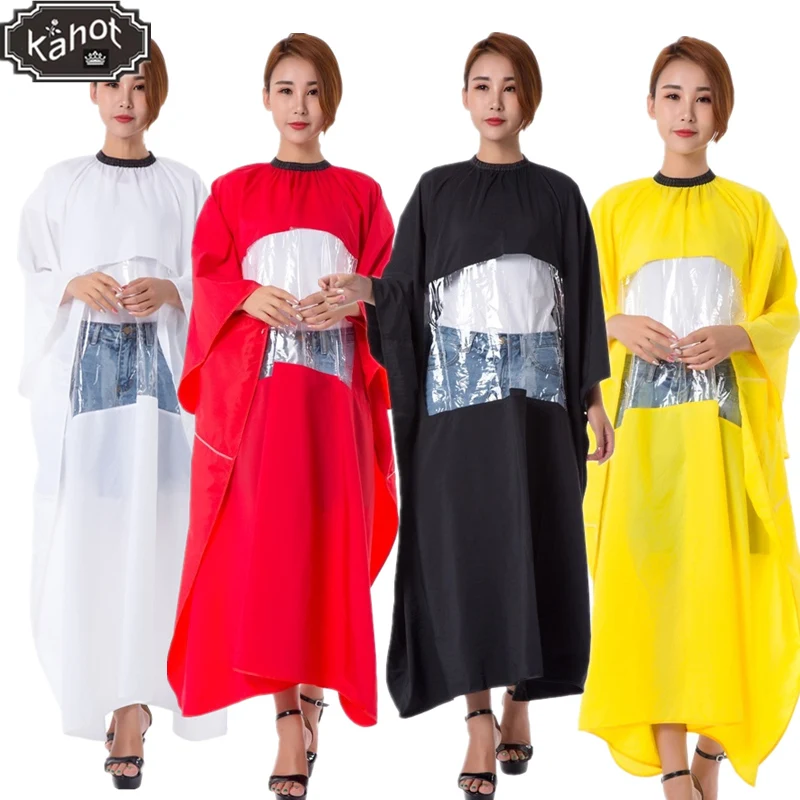 

Salon Professional Hair Styling Cape Large Clear Viewing Window Hair Cutting Coloring Waterproof Cape Hairdresser barber apron