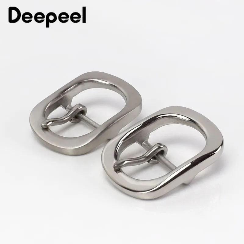 Deepeel 1 шт. модная однотонная металлическая пряжка из нержавеющей стали для ремней