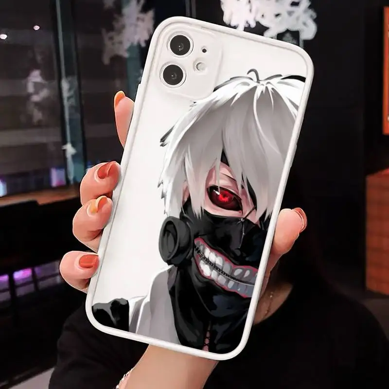 

Cartoon Anime Tokyo Ghoul Kaneki Ken Phone Cases Matte For iPhone 12 Mini 11 Pro XR XS Max 7 8 Plus X Hard PC Back Cover
