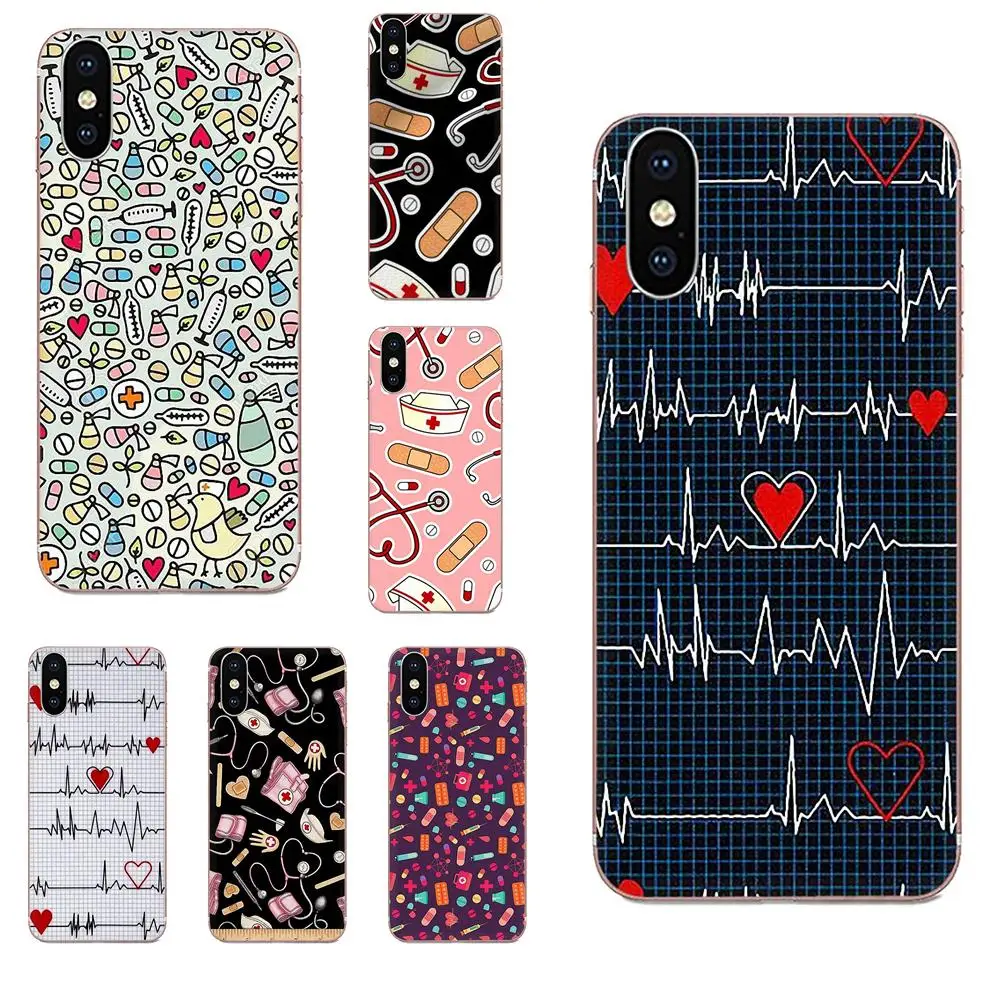 Медсестры "медицина" сердце для Galaxy J1 J2 J3 J330 J4 J5 J6 J7 J730 J8 mini Pro мягкий чехол для мобильного телефона