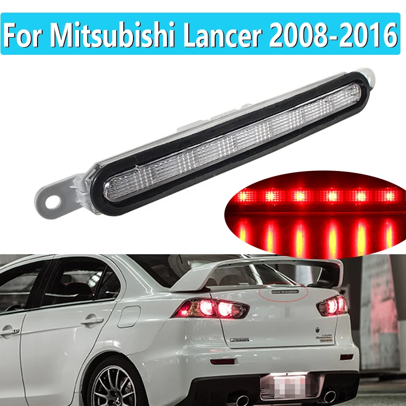 

Car Brake Tails For Mitsubishi for Lancer EVO 2008-2016 Light High Mount 3rd Brake Lamp Energy-saving Durable Waterproof