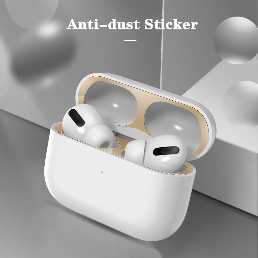 Силиконовый чехол для Airpods Pro Чехол беспроводной Bluetooth чехол для airpod 3 Чехол Для Air Pods Pro Аксессуары для наушников - Цвет: Gold