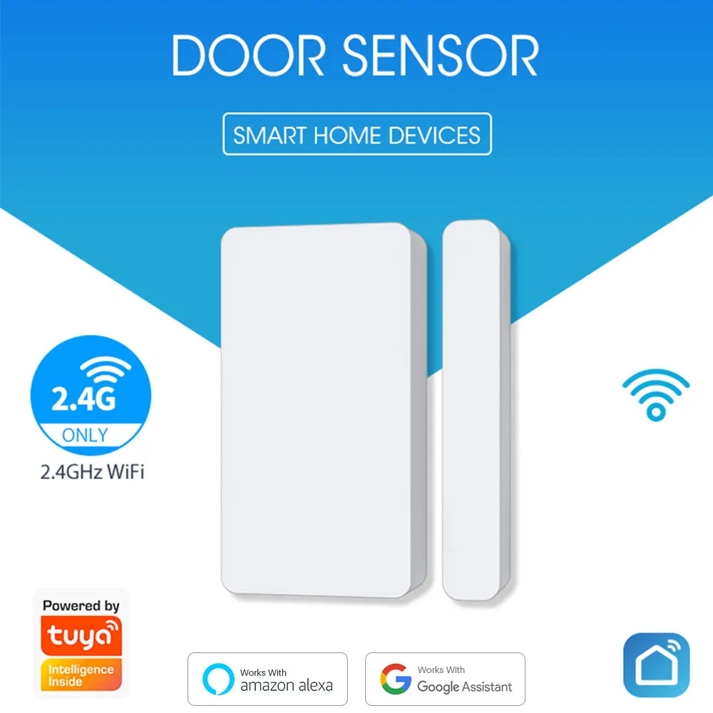 

Смарт-датчик двери Tuya с поддержкой Wi-Fi