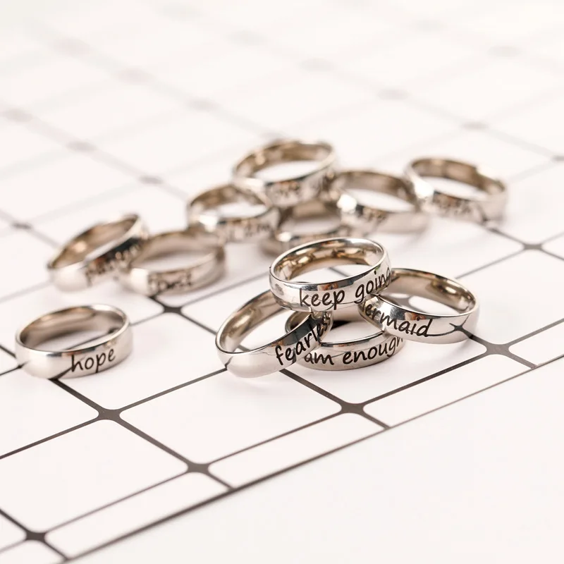 Кольцо из нержавеющей стали для осознания самочувствия подавление пауза кольцо