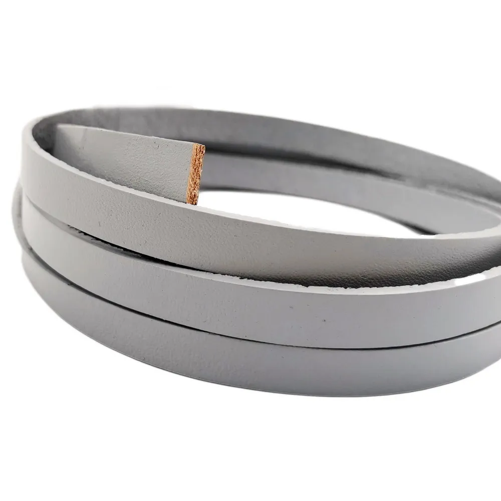 10 мм x 2 светильник серого цвета с покрытием из воловьей кожи на плоской подошве